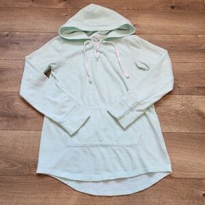 Women's Small Mint Hooded Tunic top